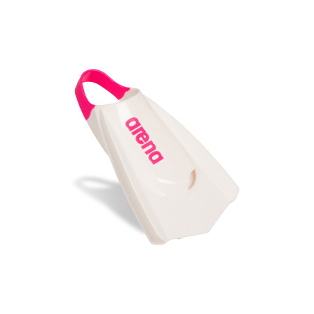ARENA POWERFIN PRO II White Shocking Pink - Mini Palmes Natation & Piscine | Les4Nages