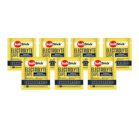 SALTSTICK CAPS CAPS 28 - 7 sachets de 4 capsules - Pastilles électrolytes | Les4Nages