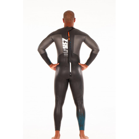 ZEROD ARCHI Homme - Black Blue - Combinaison Triathlon Homme | Les4Nages