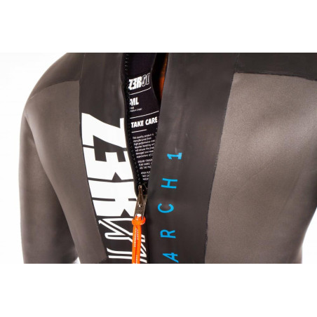 ZEROD ARCHI Homme - Black Blue - Combinaison Triathlon Homme | Les4Nages