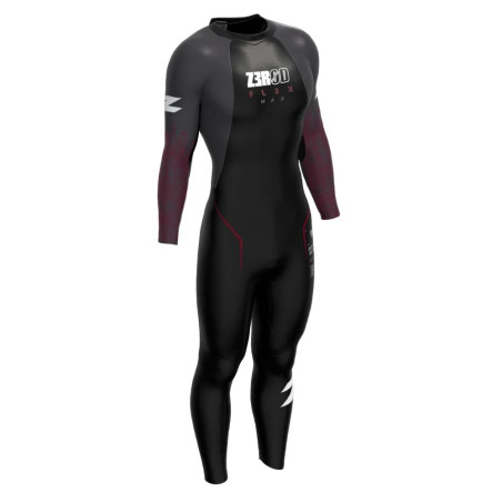 ZEROD FLEX MAX Homme - Black Red - Combinaison Triathlon | Les4Nages