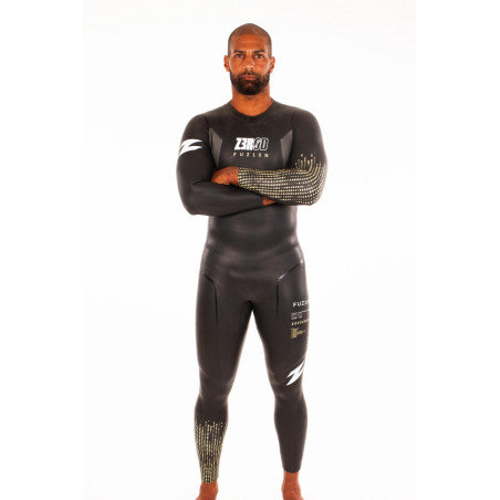 ZEROD FUZION BLACK GOLD Homme - Combinaison Triathlon | Les4Nages
