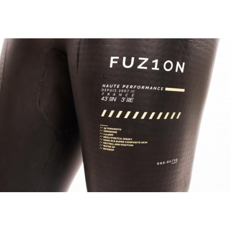 ZEROD FUZION BLACK GOLD Homme - Combinaison Triathlon | Les4Nages
