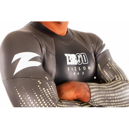  ZEROD FUZION MAX Homme Black Gold - Combinaison Triathlon | Les4Nages