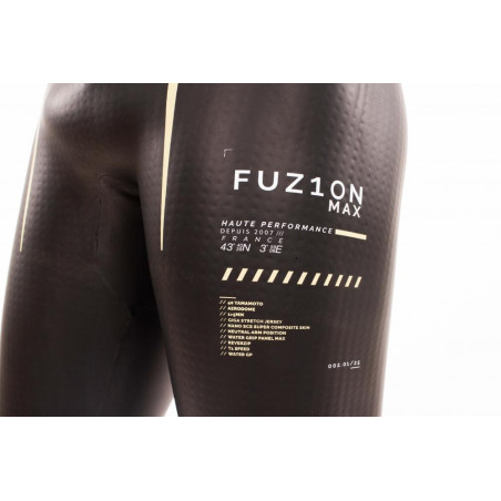  ZEROD FUZION MAX Homme Black Gold - Combinaison Triathlon | Les4Nages