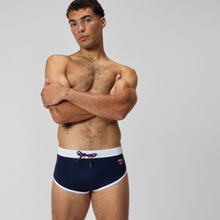 SPEEDO Jetstream Retro Logo Brief Navy - Boxer Natation | Les4Nages SPEEDO Jetstream Retro Logo Brief Navy - Boxer Natation | Les4Nages
