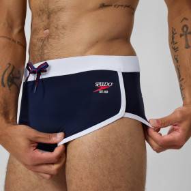 SPEEDO Jetstream Retro Logo Brief Navy - Boxer Natation