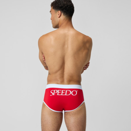 SPEEDO Jetstream Retro Logo Brief Red - Boxer Natation | Les4Nages SPEEDO Jetstream Retro Logo Brief Red - Boxer Natation | Les4Nages
