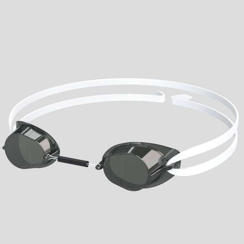 Speedo Swedish Mirror Black Silver - Lunettes Natation Suédoises | Les4Nages