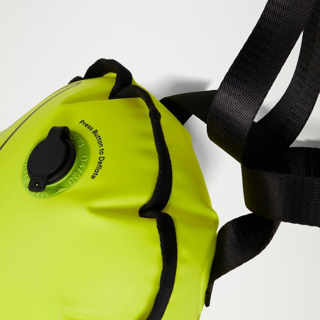 Bouée de sécurite nage en eau libre / Swimrun SPEEDO Tow Float Yellow - Flottabilité 80 Newtons | Les4Nages