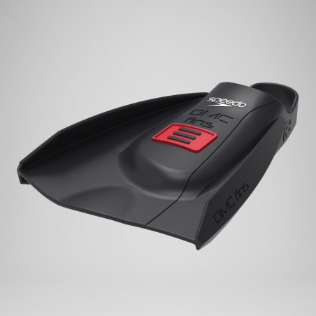 SPEEDO DMC Elite Max Noir/Rouge - Mini Palmes Natation & Piscine | Les4Nages