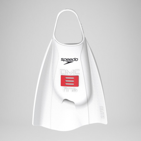 SPEEDO DMC Elite Blanc/Rouge - Mini Palmes Natation & Piscine | Les4Nages