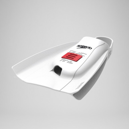 SPEEDO DMC Elite Blanc/Rouge - Mini Palmes Natation & Piscine | Les4Nages
