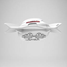 SPEEDO DMC Elite Blanc/Rouge - Mini Palmes Natation & Piscine