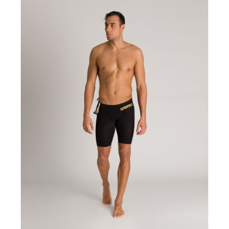 ARENA PowerSkin CARBON Air ² 2 Homme - Black Gold - Jammer Natation Homme compétition | Les4Nages