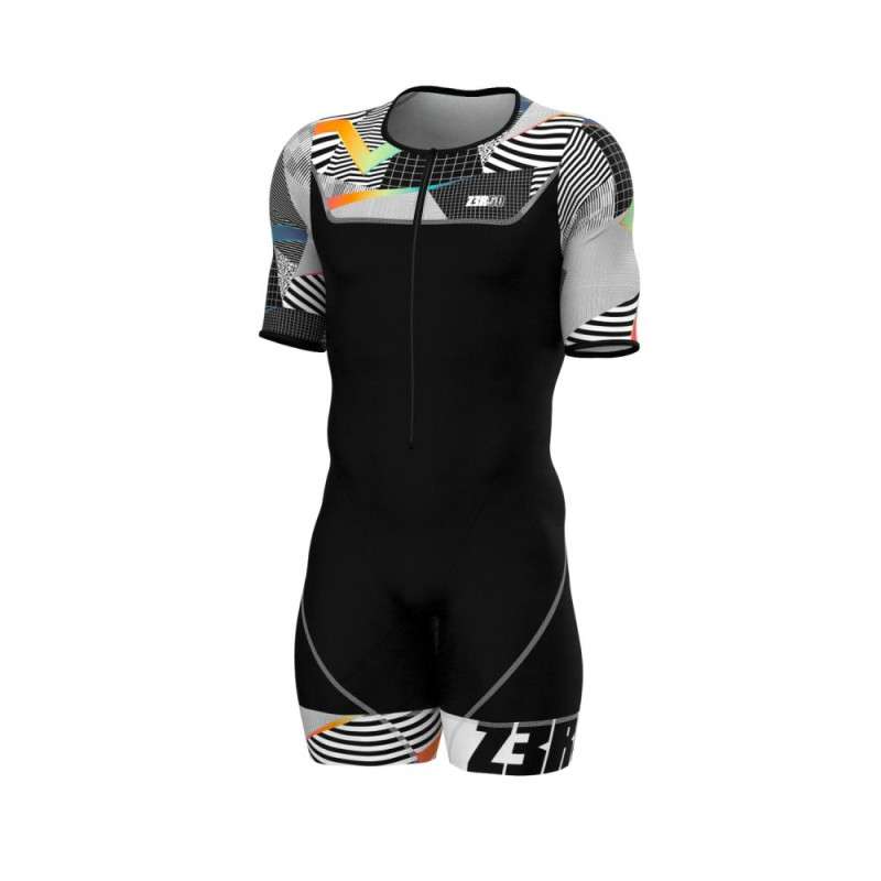 ZEROD TTSUIT Start SHAPESHIFTER Homme - Trifonction Triathlon manches courtes | Les4Nages