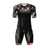 ZEROD TTSUIT Start PSYCHO CHAMPAGNE Homme - Trifonction Triathlon manches courtes
