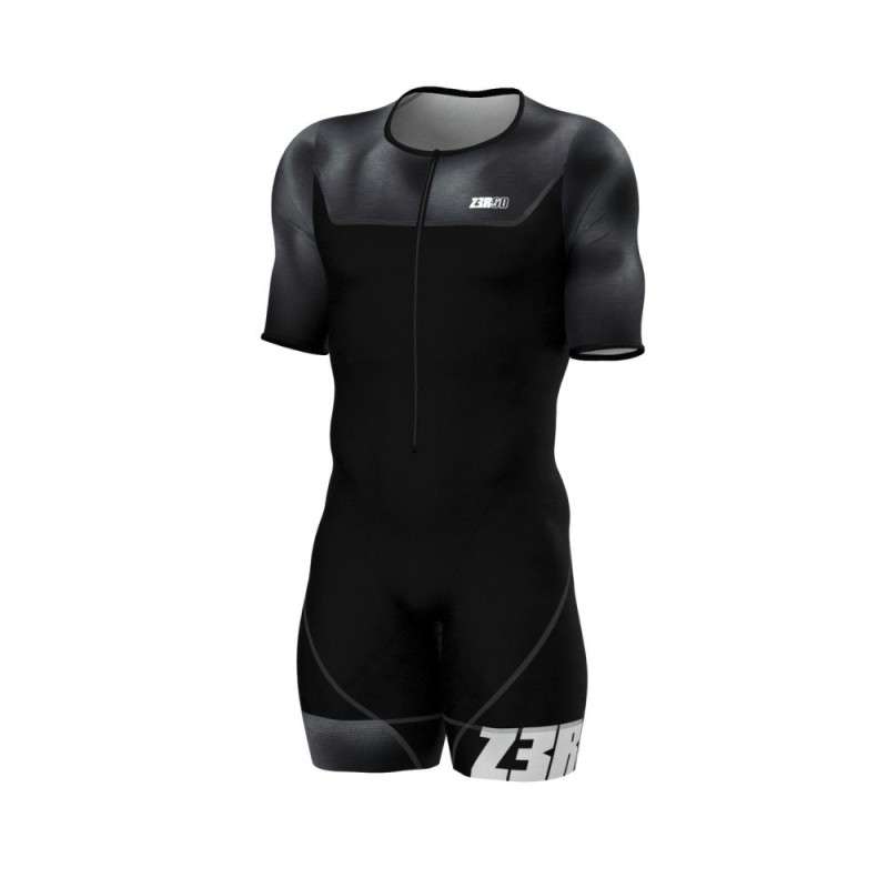 ZEROD TTSUIT Start DUNE Homme - Trifonction Triathlon manches courtes | Les4Nages
