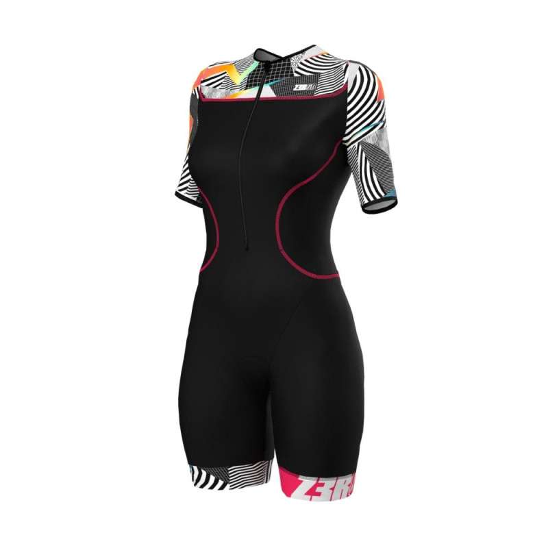 ZEROD TTSuit START Shapeshifter woman - Trifonction Triathlon femme manches courtes | Les4Nages