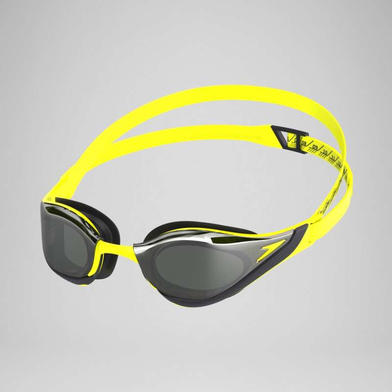 Speedo Fastskin PURE FOCUS Mirror Yellow - Lunettes Natation | Les4Nages