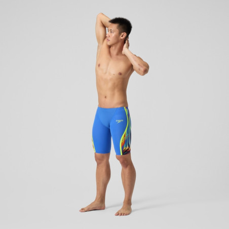 SPEEDO FastSkin LZR PURE INTENT 2.0 JAMMER - Blue Yellow Red - Jammer Natation Competition Homme | Les4Nages SPEEDO FastSkin LZR PURE INTENT 2.0 JAMMER - Blue Yellow Red - Jammer Natation Competition Homme | Les4Nages