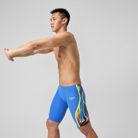 SPEEDO FastSkin LZR PURE INTENT 2.0 JAMMER - Blue Yellow Red - Jammer Natation Competition Homme | Les4Nages SPEEDO FastSkin LZR PURE INTENT 2.0 JAMMER - Blue Yellow Red - Jammer Natation Competition Homme | Les4Nages
