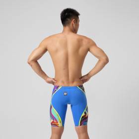 SPEEDO FastSkin LZR PURE INTENT 2.0 JAMMER - Blue Yellow Red - Jammer Natation Competition Homme