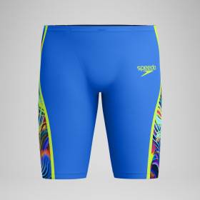 SPEEDO FastSkin LZR PURE INTENT 2.0 JAMMER - Blue Yellow Red - Jammer Natation Competition Homme