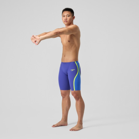 SPEEDO FastSkin LZR PURE INTENT 2.0 JAMMER - Blue Yellow - Jammer Natation Competition Homme | Les4Nages SPEEDO FastSkin LZR PURE INTENT 2.0 JAMMER - Blue Yellow - Jammer Natation Competition Homme | Les4Nages