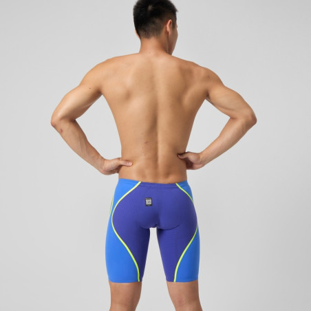 SPEEDO FastSkin LZR PURE INTENT 2.0 JAMMER - Blue Yellow - Jammer Natation Competition Homme | Les4Nages SPEEDO FastSkin LZR PURE INTENT 2.0 JAMMER - Blue Yellow - Jammer Natation Competition Homme | Les4Nages