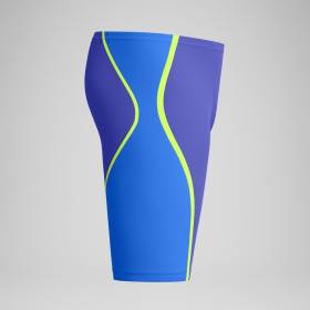 SPEEDO FastSkin LZR PURE INTENT 2.0 JAMMER - Blue Yellow - Jammer Natation Competition Homme