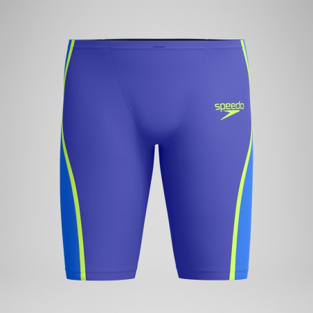 SPEEDO FastSkin LZR PURE INTENT 2.0 JAMMER - Blue Yellow - Jammer Natation Competition Homme | Les4Nages SPEEDO FastSkin LZR PURE INTENT 2.0 JAMMER - Blue Yellow - Jammer Natation Competition Homme | Les4Nages