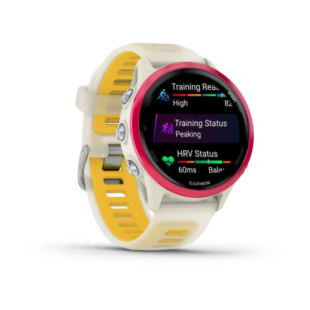 GARMIN Forerunner 570 42mm - Bone/Raspberry/Mango - Montre GPS Running - EN STOCK - OFFRE PROMO EXCLUSIVE | Les4Nages