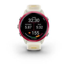 GARMIN Forerunner 570 42mm - Bone/Raspberry/Mango - Montre GPS Running - EN STOCK - OFFRE PROMO EXCLUSIVE