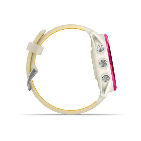 GARMIN Forerunner 570 42mm - Bone/Raspberry/Mango - Montre GPS Running - EN STOCK - OFFRE PROMO EXCLUSIVE | Les4Nages