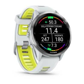 GARMIN Forerunner 970 Whitestone/Amp - Montre Running GPS - EN STOCK - OFFRE PROMO EXCLUSIVE