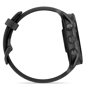 GARMIN Forerunner 570 47mm - Aluminium Slate avec bracelet Noir Translucide/Noir - Montre GPS Running - EN STOCK