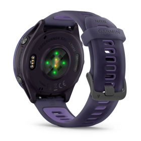 GARMIN Forerunner 570 47mm - Aluminium indigo avec bracelet violet translucide/Indigo - Montre GPS Running - EN STOCK