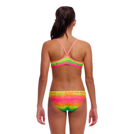 FUNKITA Girl (8-14ans) Melting Mayhem - Racerback Two Piece | Les4Nages