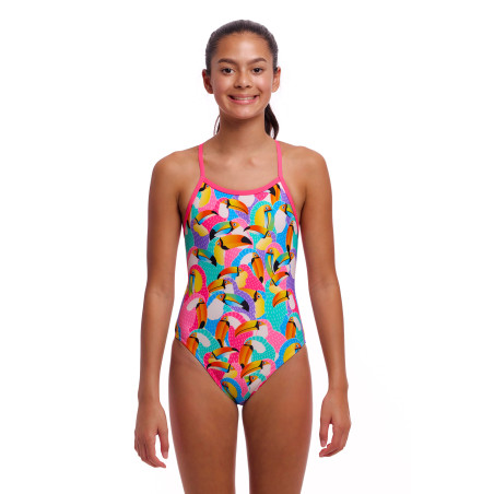 FUNKITA Girl (8-14ans) Tou By Tou - Single Strap One Piece | Les4Nages FUNKITA Girl (8-14ans) Tou By Tou - Single Strap One Piece | Les4Nages