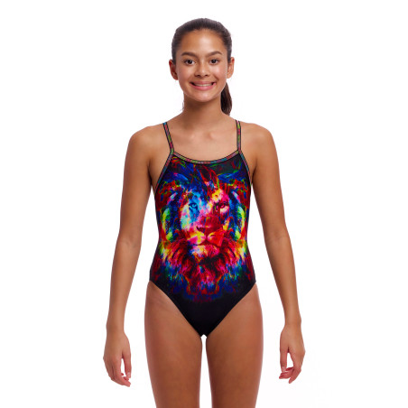 FUNKITA Girl (8-14ans) Pride Alive - Single Strap One Piece | Les4Nages FUNKITA Girl (8-14ans) Pride Alive - Single Strap One Piece | Les4Nages