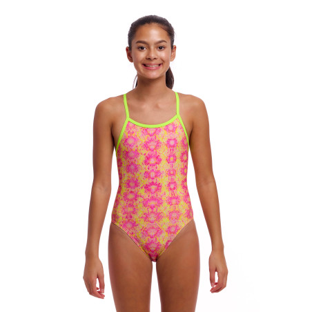 FUNKITA Girl (8-14ans) Poison Pink - Single Strap One Piece | Les4Nages FUNKITA Girl (8-14ans) Poison Pink - Single Strap One Piece | Les4Nages