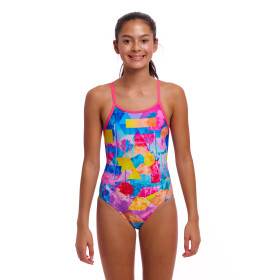 FUNKITA Girl (8-14ans) Pixel Paradise - Diamond Back One Piece