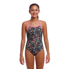 FUNKITA Girl (8-14ans) Copper Cluster - Diamond Back One Piece