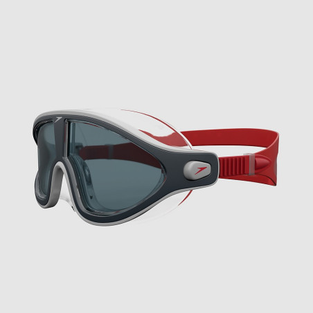  SPEEDO Biofuse Rift Mask - Red Grey - Masque Natation et Fitness | Les4Nages