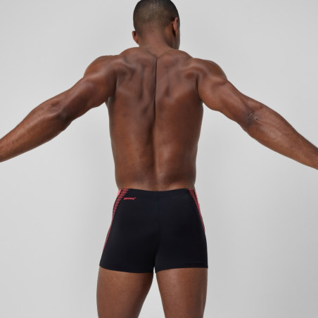 SPEEDO Hyperboom Splice Aquashort Black Orange - Boxer Natation | Les4Nages