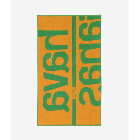 Serviette Havaianas Logo Green / Yellow | Les4Nages
