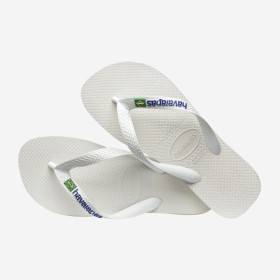 Tongs Havaianas BRASIL LOGO White