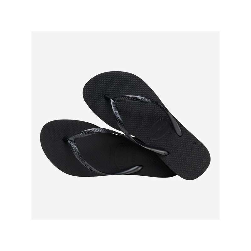 HAVAIANAS Slim Flatform Black - Tongs femme | Les4Nages