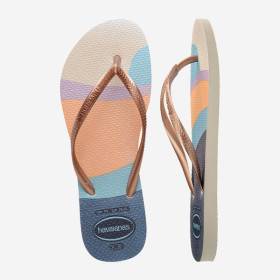 HAVAIANAS Slim Palette Glow Beige - Tongs Femme